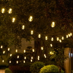 Guirnalda LED solar de ocho modos | Para jardín, camping y fiestas