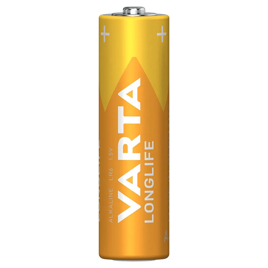 Pilas | Pilas AA Alcalinas de Alto Rendimiento, VARTA Longlife, Ultra Larga Duración, Energía Continua, Ideal para Controles Remotos, Juguetes