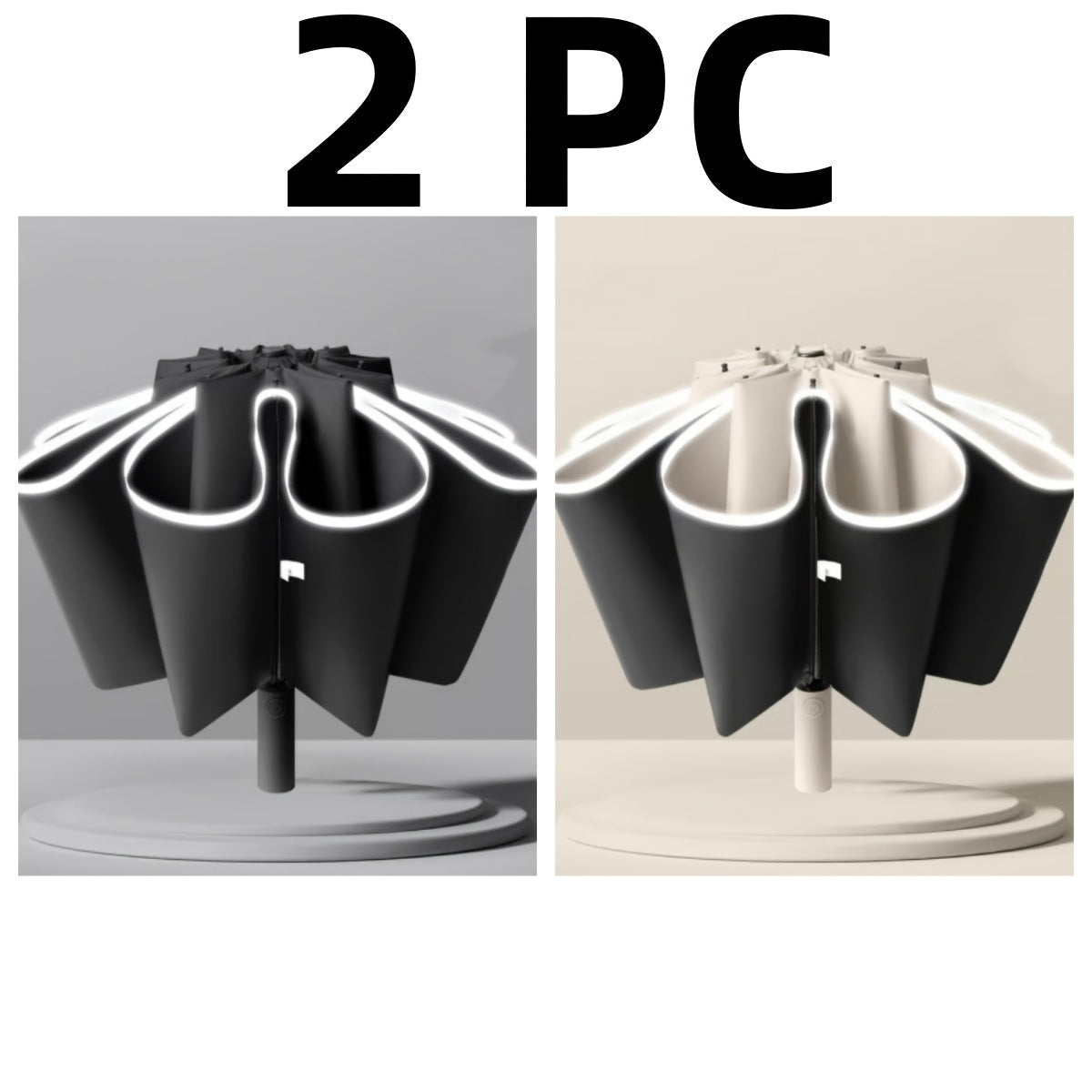 Paraguas Automático Doble de 10 Varillas Compacto para Viaje, Paraguas Resistente, Paraguas de Coche Reforzado y Ampliado, Paraguas de Protección para Viaje con Barra de Seguridad, Diseño Moderno en Múltiples Colores, Paraguas de Alta Gama Adecuado para H