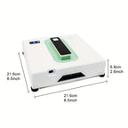 Puruikai 21 Robot Limpiacristales Inteligente Totalmente Automático, Limpiador de Ventanas Automático, Robot Limpiador de Vidrios, Limpiador de Ventanas Cuadradas de Doble Rociado, Regalo de Halloween y Navidad