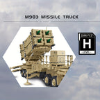 2566 piezas, Bloques de construcción de clip de coche cohete de la serie militar, Bloques de construcción militares de tecnología a gran escala MOC, Modelo de camión de juguete de exhibición de colección para adultos, Regalo para aficionados, 628014
