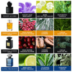 Set de Perfume para Hombre de Cuatro Frascos, Total, Notas Cálidas y Amaderadas y Notas Frutales Frescas, Fragancia Duradera, Colonia para Hombre, Que Mostrará Encanto, Creando un Ambiente Misterioso, Adecuado para Citas, La Primera Opción para un Regalo