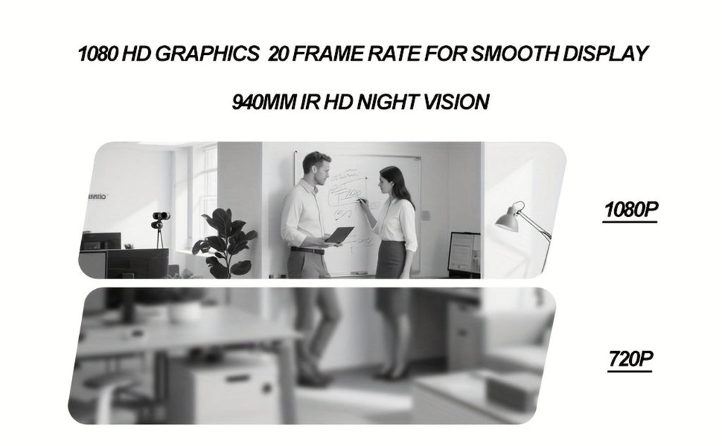 Cámara de Reloj Rectangular Inteligente, Cámara Inalámbrica Wifi 1080P con Visión Nocturna, Detección de Movimiento y Visualización Remota, Cámara de Vigilancia para Bebés/Personas Mayores/Mascotas, Seguridad Interior para el Hogar, Decoración de Escritor