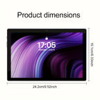 Cámara de seguridad | Tableta ITMEIPC de 10.1 pulgadas con sistema operativo Android 14, tableta 2 en 1 con teclado, ratón, funda, lápiz óptico
