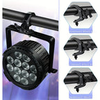 8 ganchos ajustables de aleación de aluminio para luces de escenario, ganchos de color negro para luces par, ganchos para luces de haz, gancho para faros delanteros para luces de escenario al aire libre, se adaptan a trusses o tuberías de diámetro de 1.57