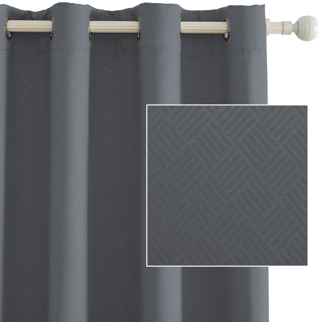 Cortinas opacas YSTYLE 2, método de colgante perforado, protección solar, protección de la privacidad, aislamiento térmico, reducción de ruido, adecuadas para diversas decoraciones de interiores como dormitorios, salas de estar y restaurantes