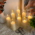 Velas LED sin llama | Boda Navidad hogar y centro de mesa