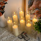 Velas LED sin llama | Boda Navidad hogar y centro de mesa