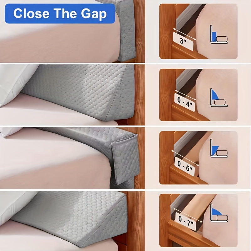 Almohada de cama | Almohada Cura para Cama, Relleno para Espacio de Cama, Almohadas Triangulares, Cierres de Cabecero, Reposacabezas para Dormir