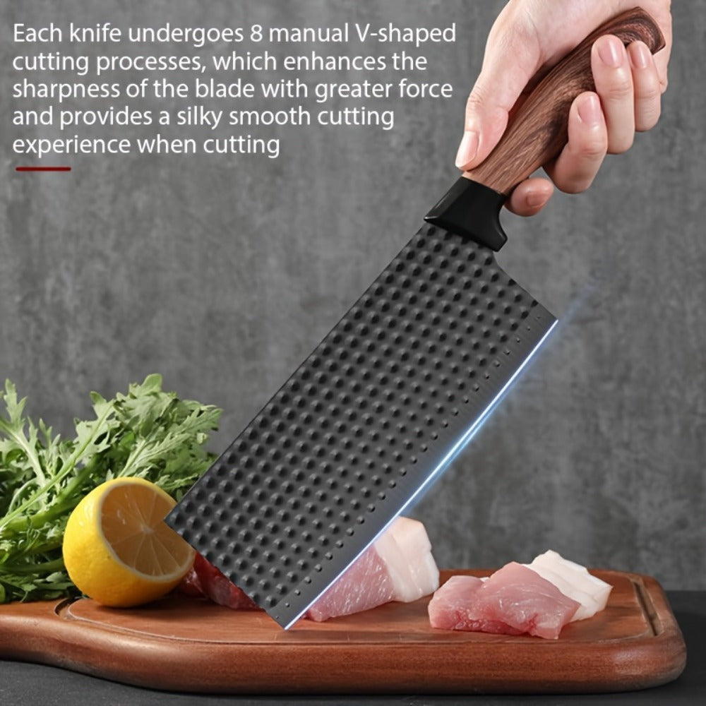 [Especial del Chef | Cuchillo de Cocina] Juego de 6 Cuchillos Profesionales Ultra Afilados, Cuchillo para Cortar Verduras, Cuchillo para Picar Carne, Cuchillo para Frutas, Tijeras Multiusos, Juego de Cuchillos de Cocina Adecuado para Hogar, Cocina, Cocina