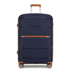 1/3 piezas de 20 pulgadas, 24 pulgadas y 28 pulgadas, maleta KONO, carrito, estuche de viaje - polipropileno, ligero, carcasa dura, 4 ruedas giratorias dobles y cerradura TSA