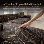 Funda para sofá en forma de L con impresión 5D para 3+3 plazas con 2 fundas de almohada - Tejido suave como la leche, fundas protectoras duraderas y elegantes para sala de estar, perfectas para sofás seccionales