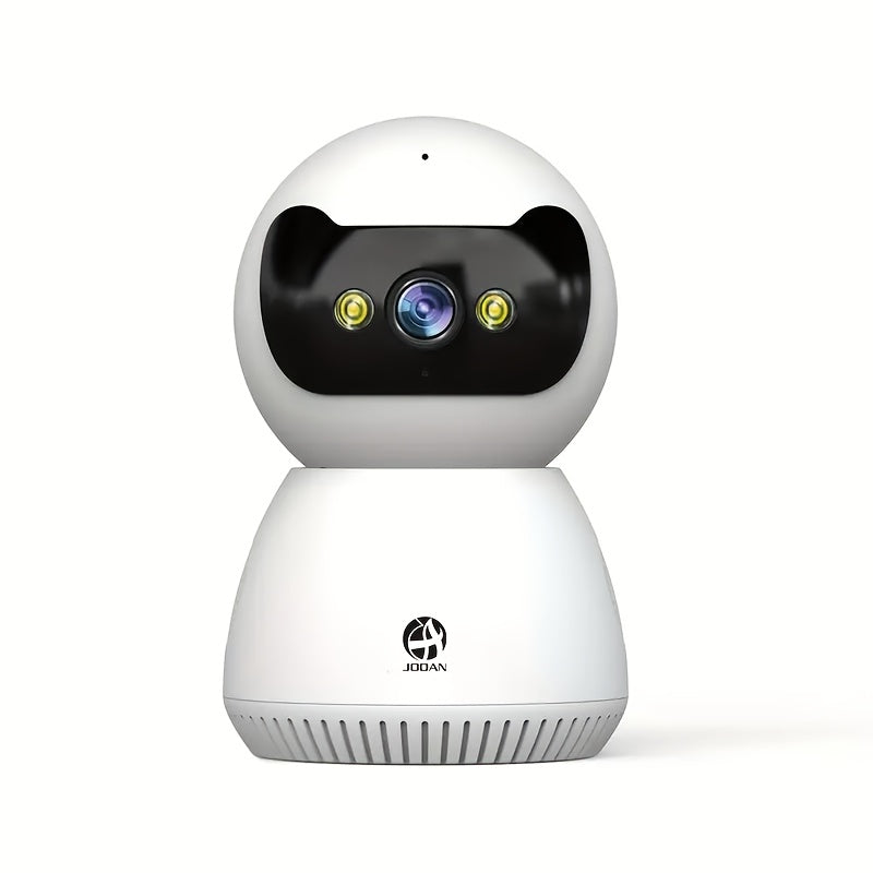 Cámara de seguridad 1080P con Wi-Fi de doble banda 2.4G/5G: Modelo PTZ giratorio de 355° para interior, acceso remoto mediante aplicación, con audio bidireccional, visión nocturna a color, detección de movimiento, alimentación por USB, para monitoreo del