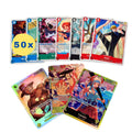 50 Cartas Originales de One Piece - Inglés - Más 3 Raras (Holo) Garantizadas