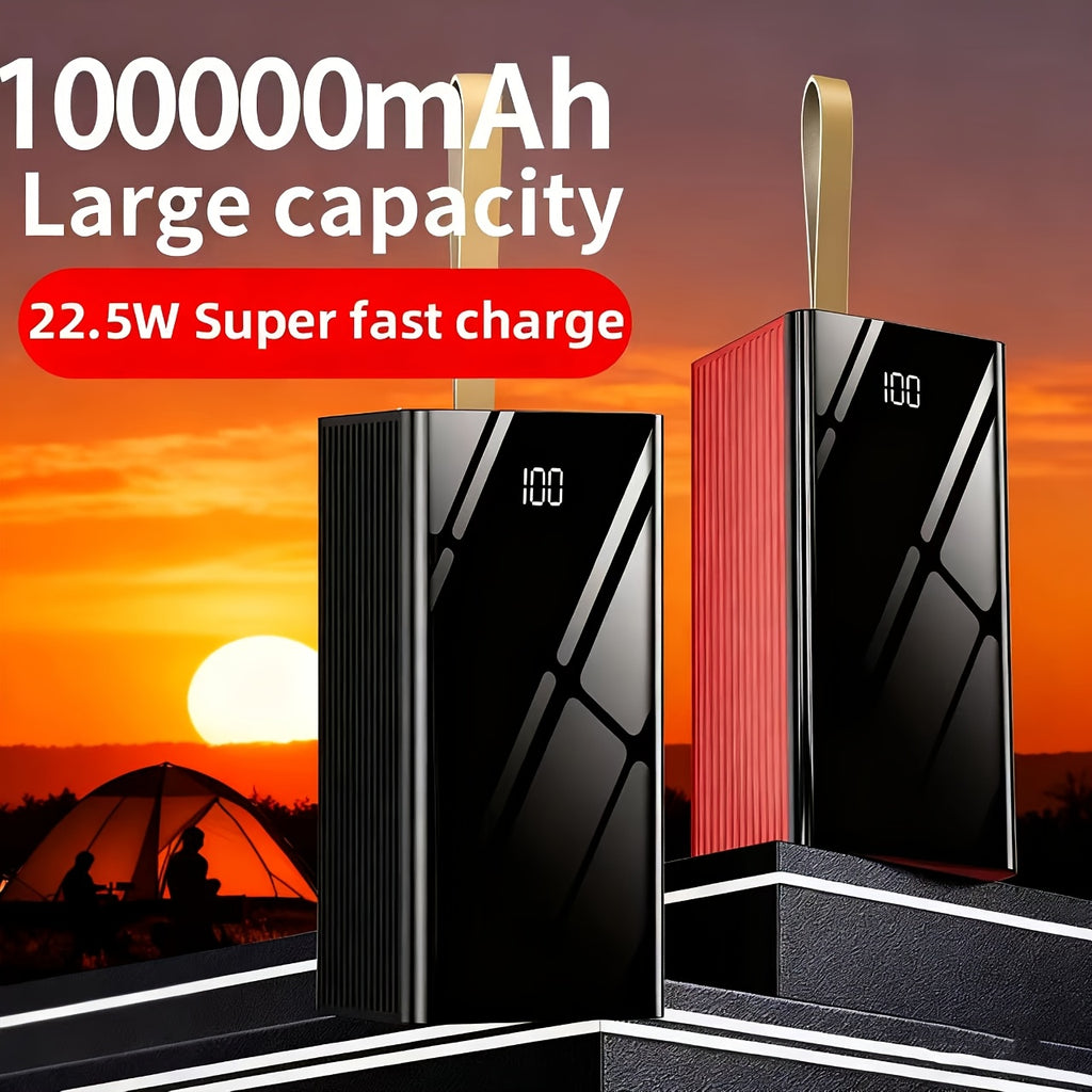 Power bank para carga durante viajes y uso diario | 100000Mah