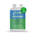 Suplemento de colágeno y ácido hialurónico, 180 cápsulas, con biotina, coenzima Q10, zinc, vitamina C, vitamina E, vitamina B1 y B6 - Hecho en Italia