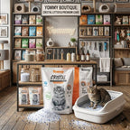 Arena para gatos con tofu perfutado, 6 l (1 paquete), original, arena para gatos con manzana, lavanda, limón y fibra de soja.