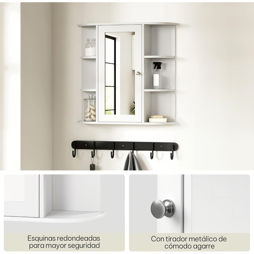 Armario de baño con almacenamiento ajustable | Para lavabo, baño y pasillo