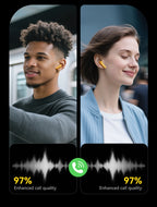 Auriculares Bluetooth | Acer Ohr Auriculares inalámbricos de 13.92 metros Anc Call con reducción de ruido, graves potentes, sonido estéreo