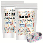 Polvo de Resina para Fundición 2000g, Kit de Resina Ecológica de Secado Rápido para Principiantes, Desmolde en 20-30 Minutos, Polvo de Yeso Activado con Agua Fácil de Mezclar para Artesanías, Escultura, DIY y Arte en el Hogar