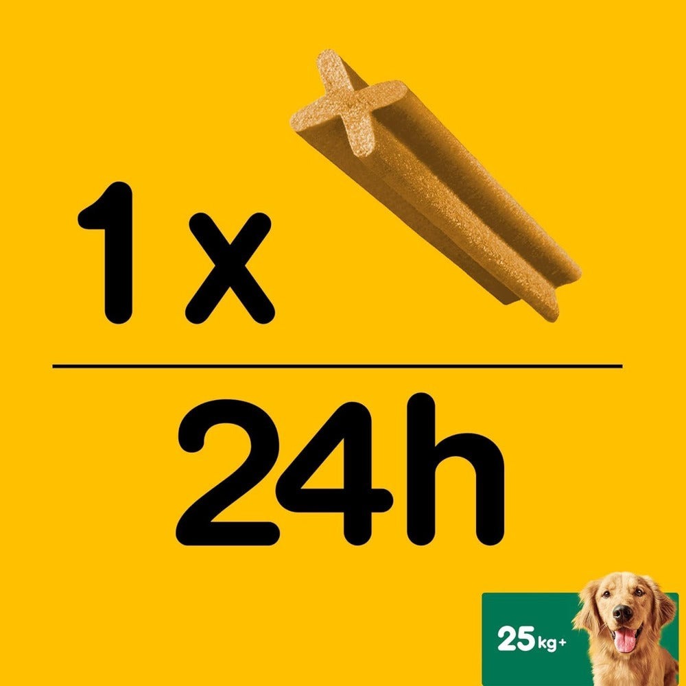 Pedigree Dentastix - Snack para la higiene Oral - 15 Paquetes de 7 Unidades (105 Unidades totales)