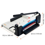 VEVOR Cortadora de papel 12" A4 Cizalla de papel Trimmer 400 Hojas Capacidad Base metálica
