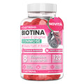 Vitastrong Complejo de Biotina Vegano, 120 Gomitas, Suplemento Alimenticio Sin Azúcar con Biotina, Vitamina C, Vitamina E, Zinc, Vitamina B6, Folato, Selenio e Iodo