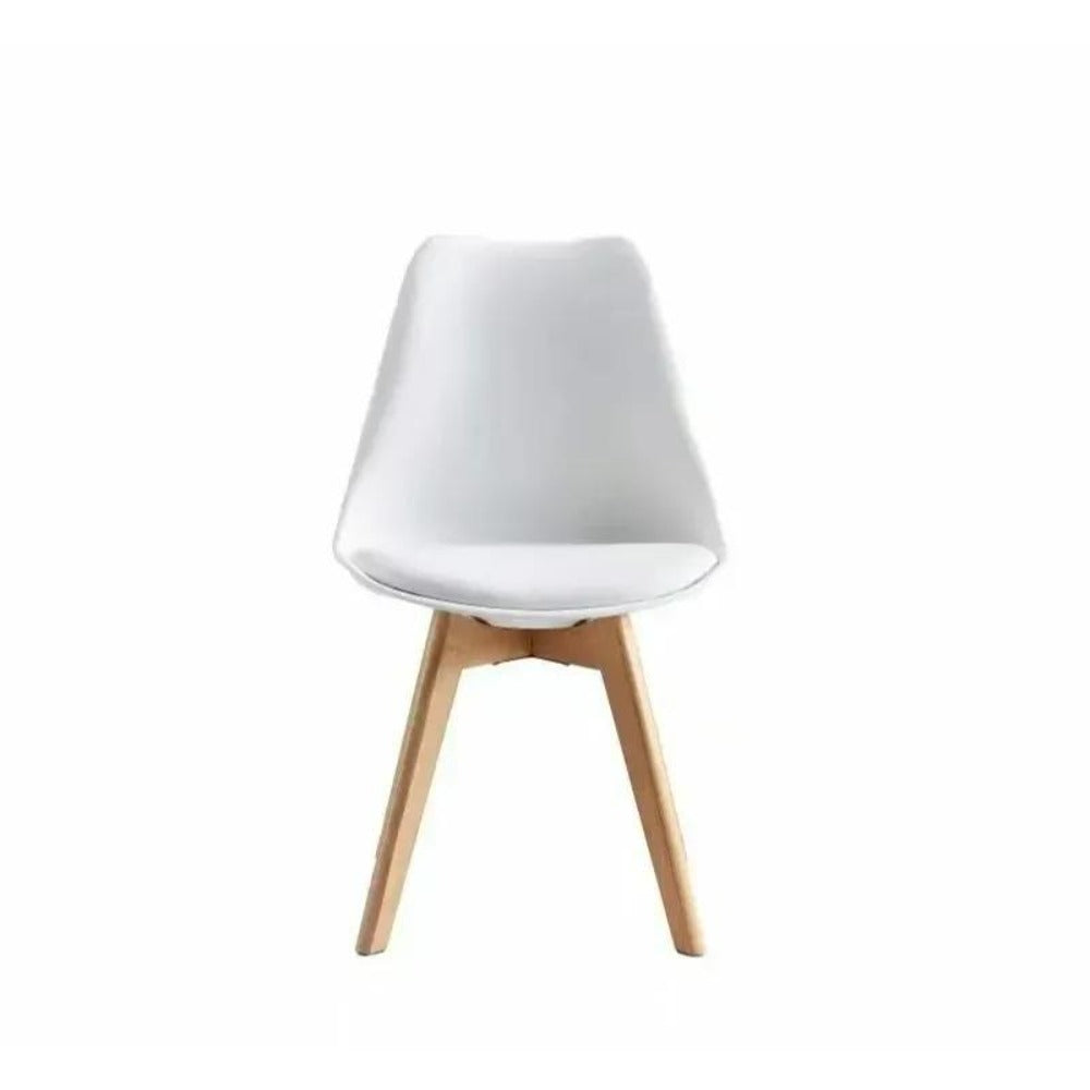 Sillas de comedor MCC Direct en juego de 4 piezas, sillas de cocina, sillas de oficina, silla de concha de diseño, "Eva" disponible en 7 colores de moda