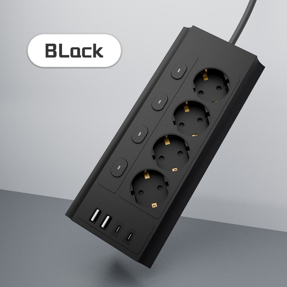 Regleta eléctrica con cable | Hogar oficina taller y dispositivos