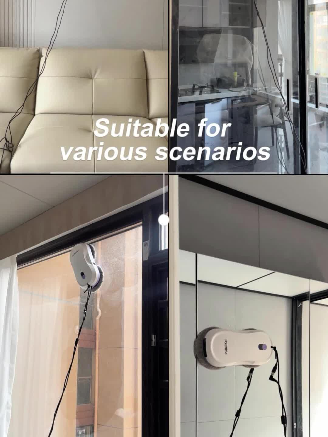 Robot limpiacristales automático de doble rociado | Para ventanas de hogar y oficina