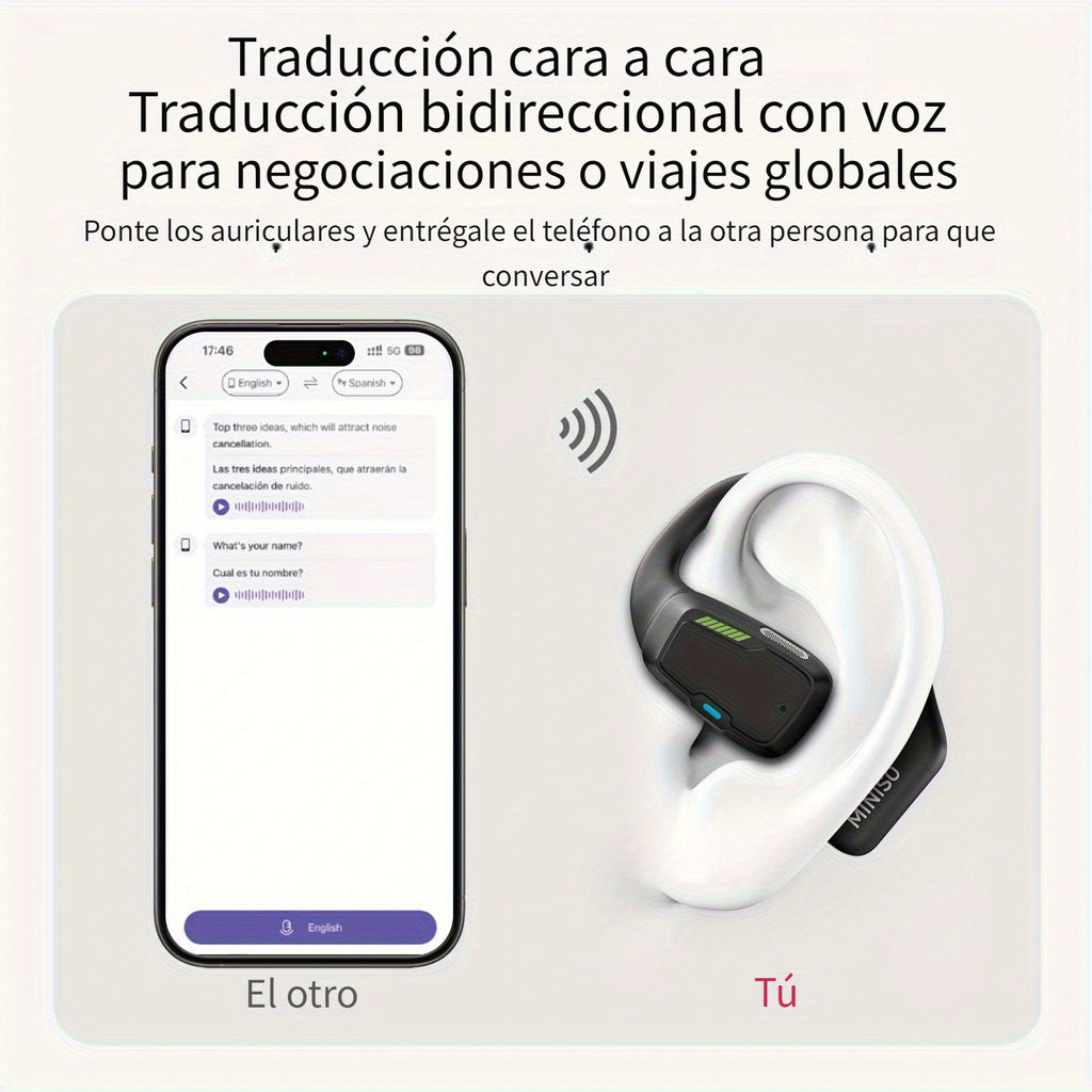 Auriculares Bluetooth para música, llamadas y deporte | Pantalla táctil