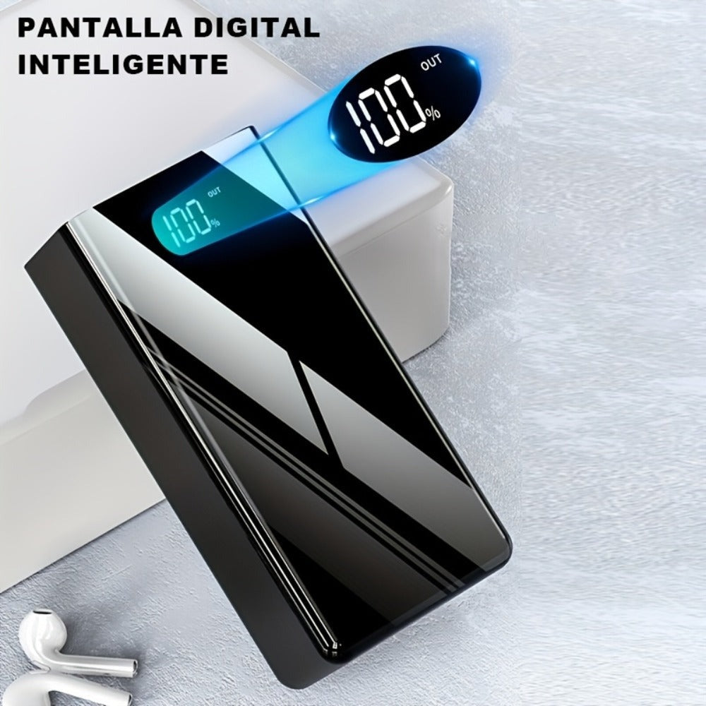 Cargador USB Rápido de Gran Capacidad 50000Mah con Pantalla LED, Linterna y Reserva de Energía de Emergencia - Luz de Camping para Exteriores para iPhone, Android y Dispositivos Digitales, Regalo de Vacaciones