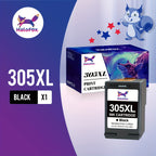 Cartuchos de tinta | Cartuchos 305 XL Compatibles con HP 305 para Impresoras DeskJet 2720e, Envy 6000, 4120e, Pro 6430 y 6420 (1 )