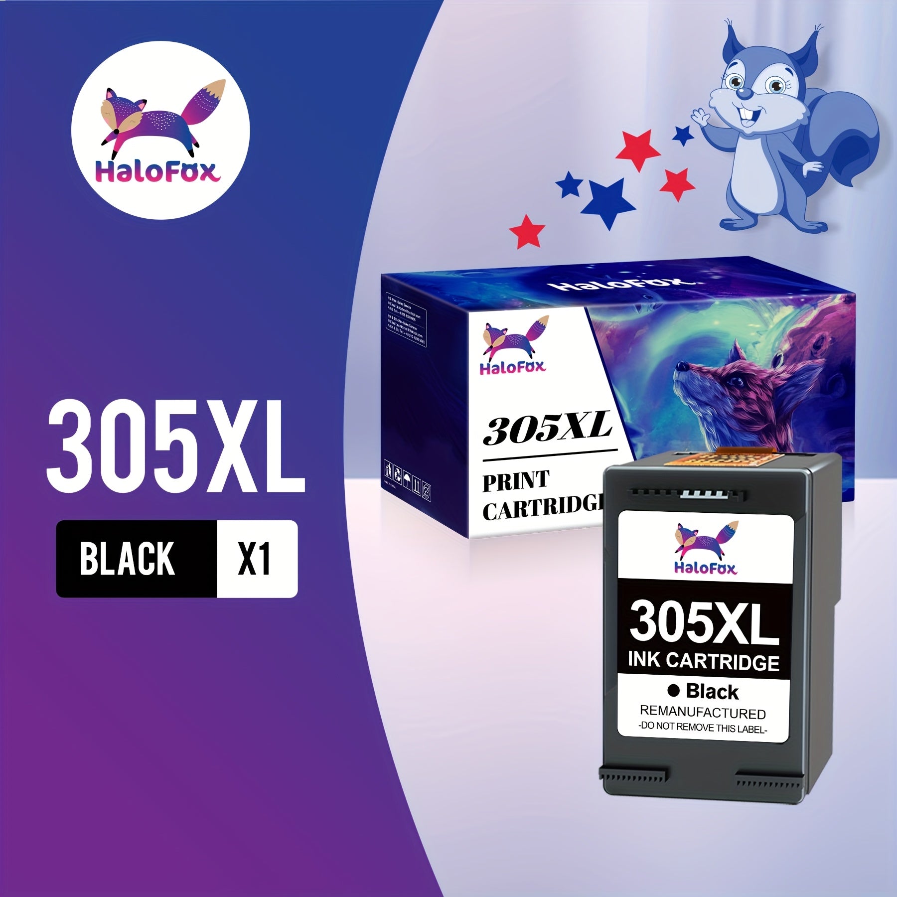 Cartuchos de tinta | Cartuchos 305 XL Compatibles con HP 305 para Impresoras DeskJet 2720e, Envy 6000, 4120e, Pro 6430 y 6420 (1 )