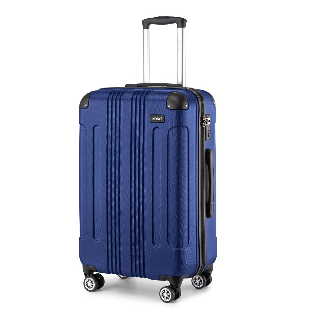 Maleta de embarque de carcasa rígida ABS 55x35x20cm, carrito de viaje, equipaje de mano de cabina, 33L, regalo de Black Friday, Día de Acción de Gracias, Navidad