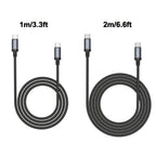 Cables USB-C de carga rápida 240W para portátil tableta y móvil | 240W y 100.58cm y 6 piezas