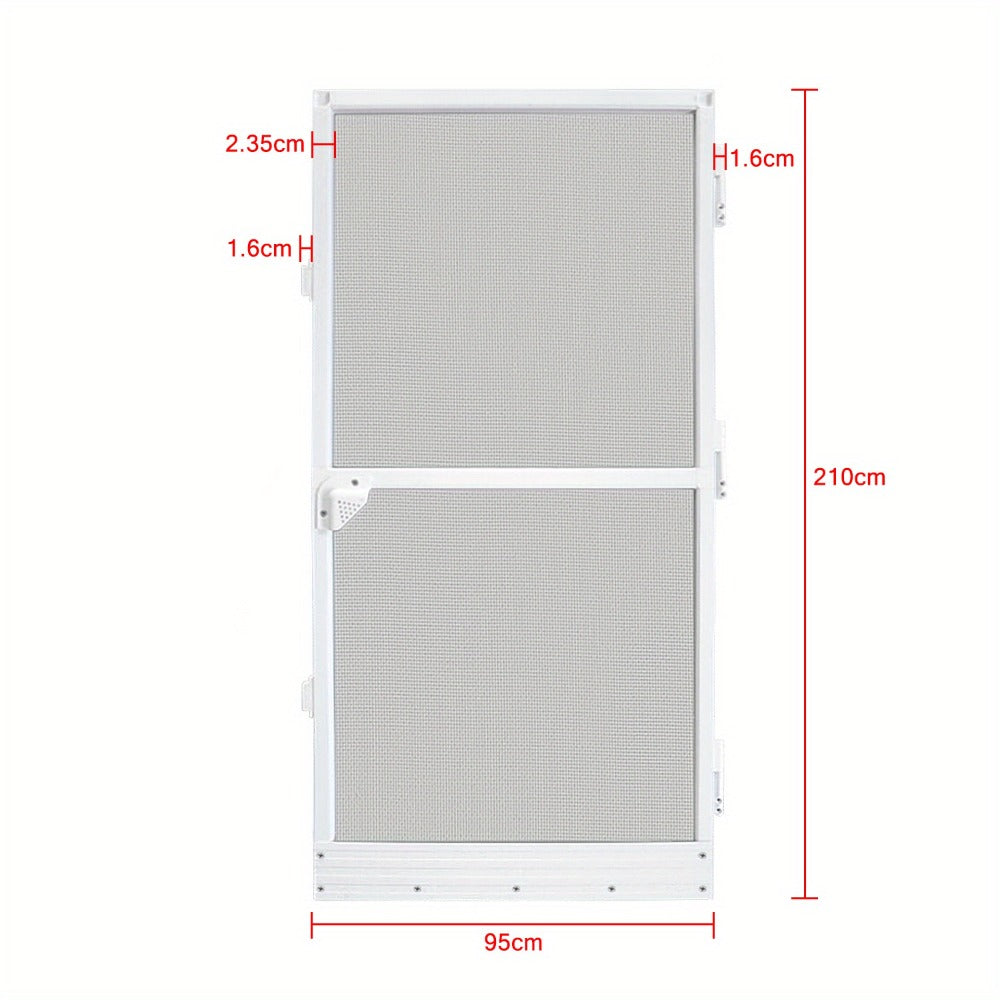 Mosquitera | Puerta de balcón con mosquitera y marco de aluminio, protección contra insectos y mosquitos, mosquitera para puerta de balcón y