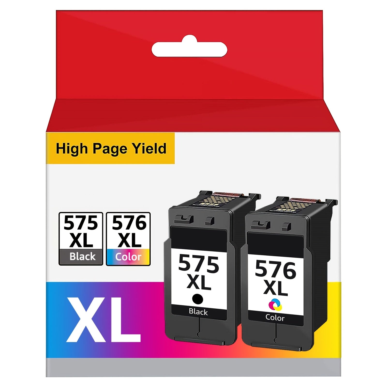Cartuchos de tinta | PG-575XL CL-576XL 575 XL 576 XL Multipack Cartuchos Remanufacturados Compatibles para Canon 575 576 Cartuchos para PIXMA