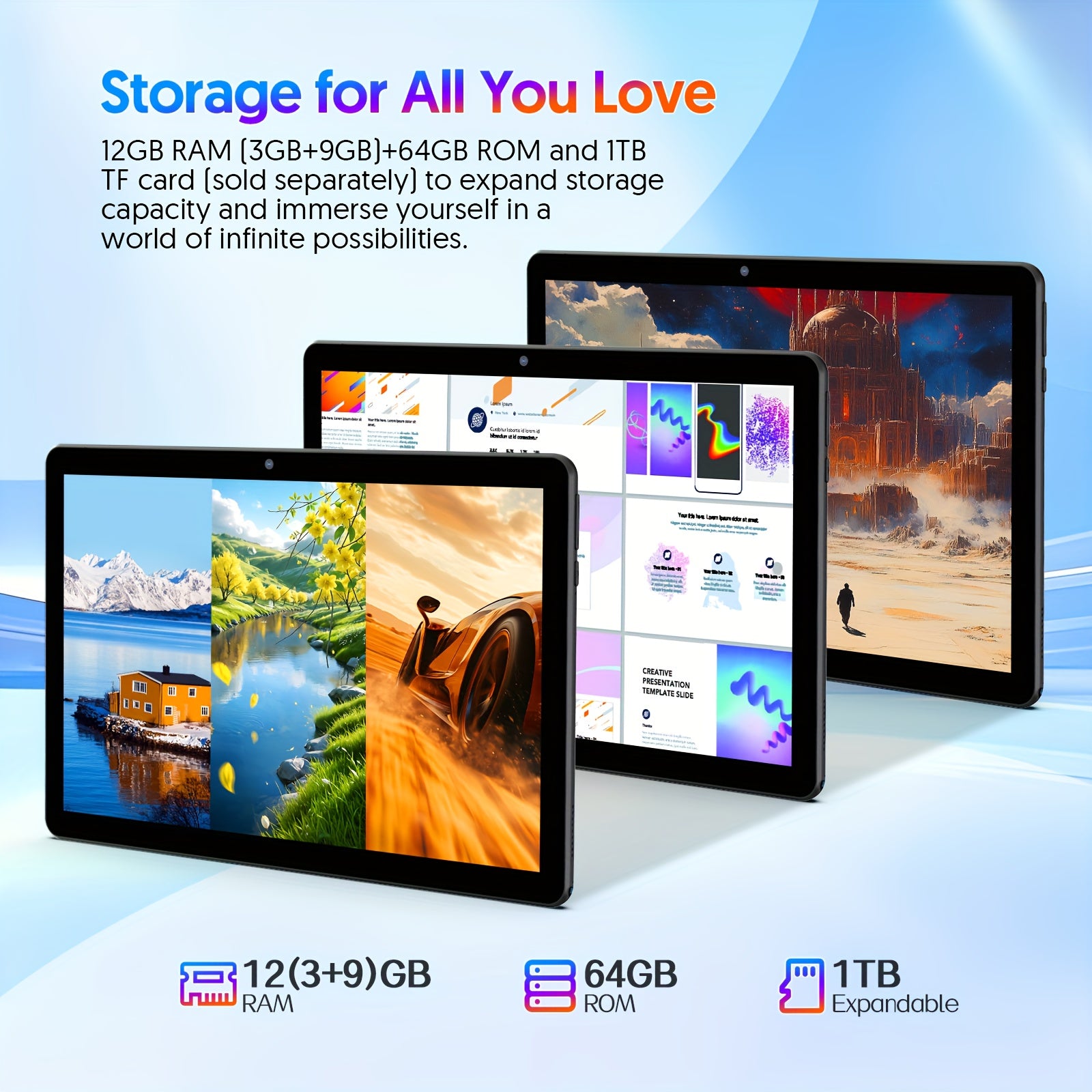 Tablet Android | Estudio trabajo entretenimiento y viajes