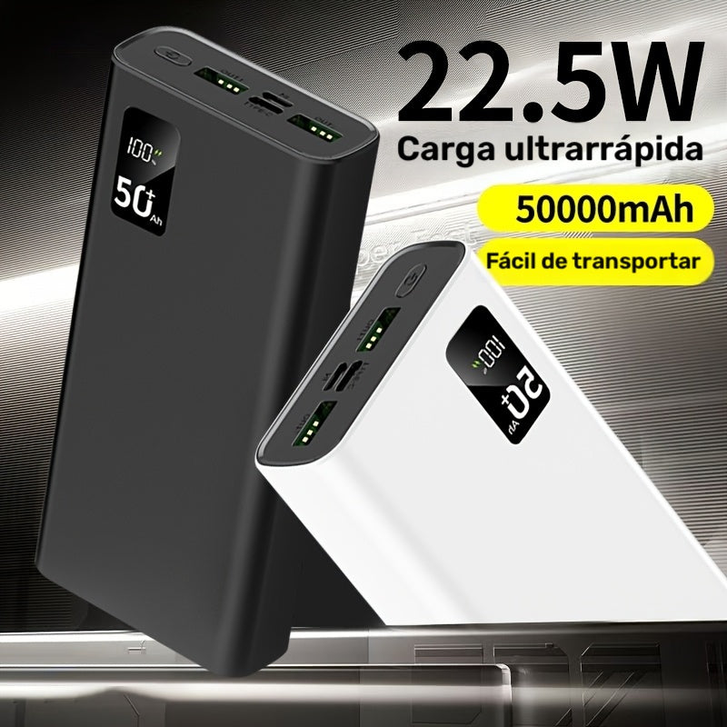 Power bank para carga durante viajes y uso diario | 5W y 50000mAh