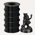 Filamento PETG 1.75mm 11Lbs 2.2LBS (1Kg)/Carrete de Alta Precisión Buena Resistencia al Impacto Filamento para Impresora 3D Negro Blanco Gris Materiales para Impresora 3D