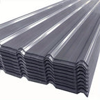 24 Láminas de Perfil Metálico Corrugado, 129 cm x 45 cm = 14 m² de Cubierta para Cobertizo de Herramientas - Paneles de Techo de Acero Galvanizado, Temporales y Desmontables