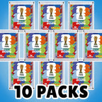 10x Bolsas de pegatinas de la Copa Mundial de la FIFA 2026 – 7 pegatinas por bolsa – 70 pegatinas en total