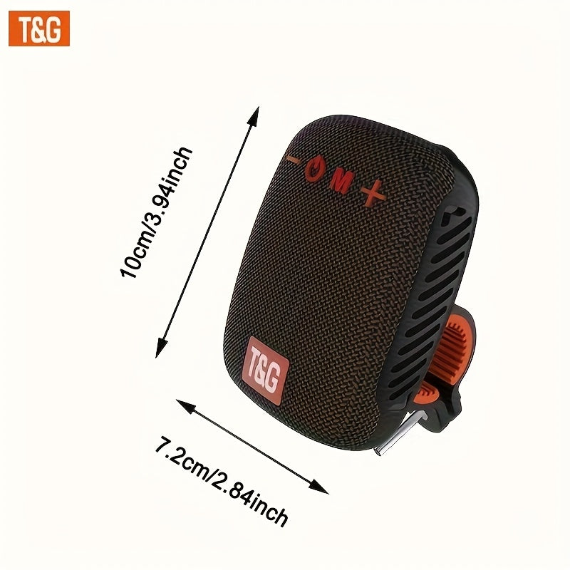Altavoz Bluetooth | Altavoz sin varillas portátil para ciclismo al aire libre T&G TG392 | Altavoz para bicicleta y motocicleta | Alcance sin