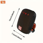 Altavoz Bluetooth | Altavoz sin varillas portátil para ciclismo al aire libre T&G TG392 | Altavoz para bicicleta y motocicleta | Alcance sin