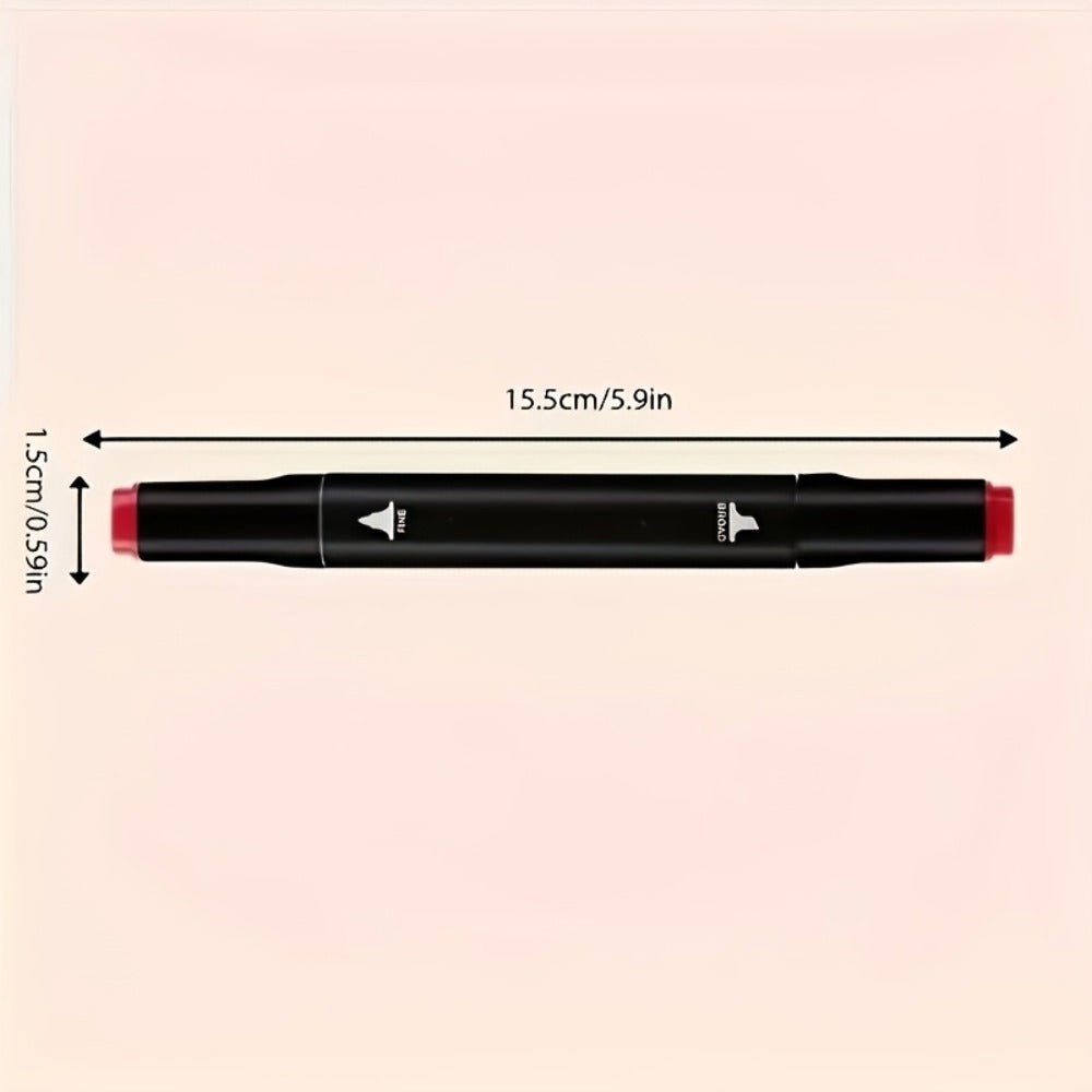 Set de 262 Marcadores de Arte, Rotuladores de Doble Punta para Dibujar para Artistas Adultos, Bocetos, Dibujo Rápido, Coloreado, Resaltado, Ilustración, Diseño de Anime, para Set de Marcadores de Dibujo Artístico
