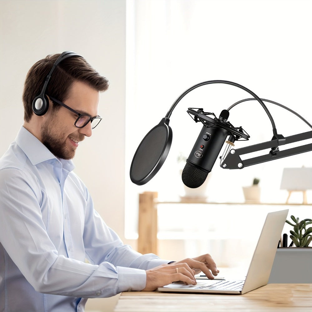 Brazo de Micrófono - Compatible con Brazo de Micrófono QuadCast S Rode AM8 Razer Seiren Mini/V3 Mini Soporte de Brazo Universal Compatible con Soportes de Micrófono de 3/8 y 5/8