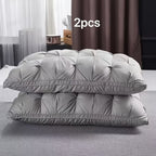 Almohadas de Lujo 74*48 Calidad de Hotel, Soporte Cervical para Sueño Profundo, Núcleo de Almohada Alto para Todas las Estaciones, Diseño Moderno de Almohada | Textura Suave en la Parte Superior, Almohada para Dormir, Almohada Cervical, Lavable a Máquina,