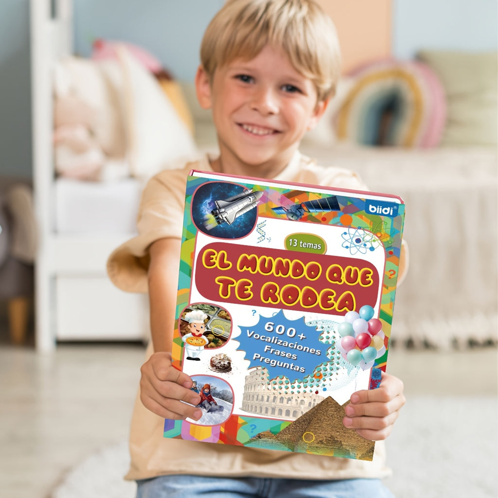 Biidi Alrededor Del Mundo Audiobook en Español, Audiobook, Libros Educativos, Libro Interactivo, Regalo de Cumpleaños de Navidad