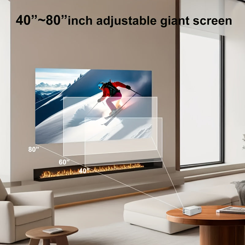 Proyector portátil para cine en casa y presentaciones | 245 l